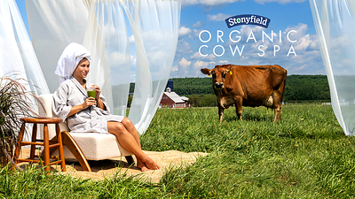 Stonyfield Organic Launches First-Ever Organic Cow Spa, Inspired by the Cow Care Behind Organic Farming