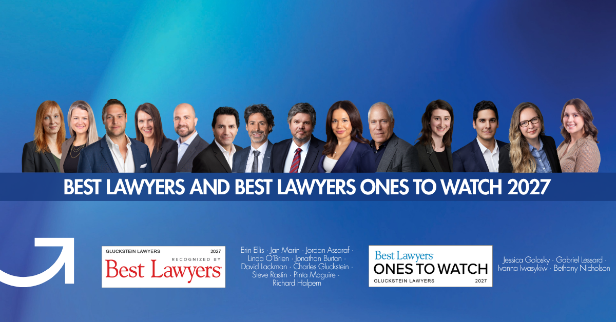 14 Gluckstein Lawyers Recognized in the 2027 Edition of The Best Lawyers in Canada™